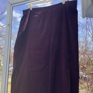 Burgundy / Wine color size 22W skirt